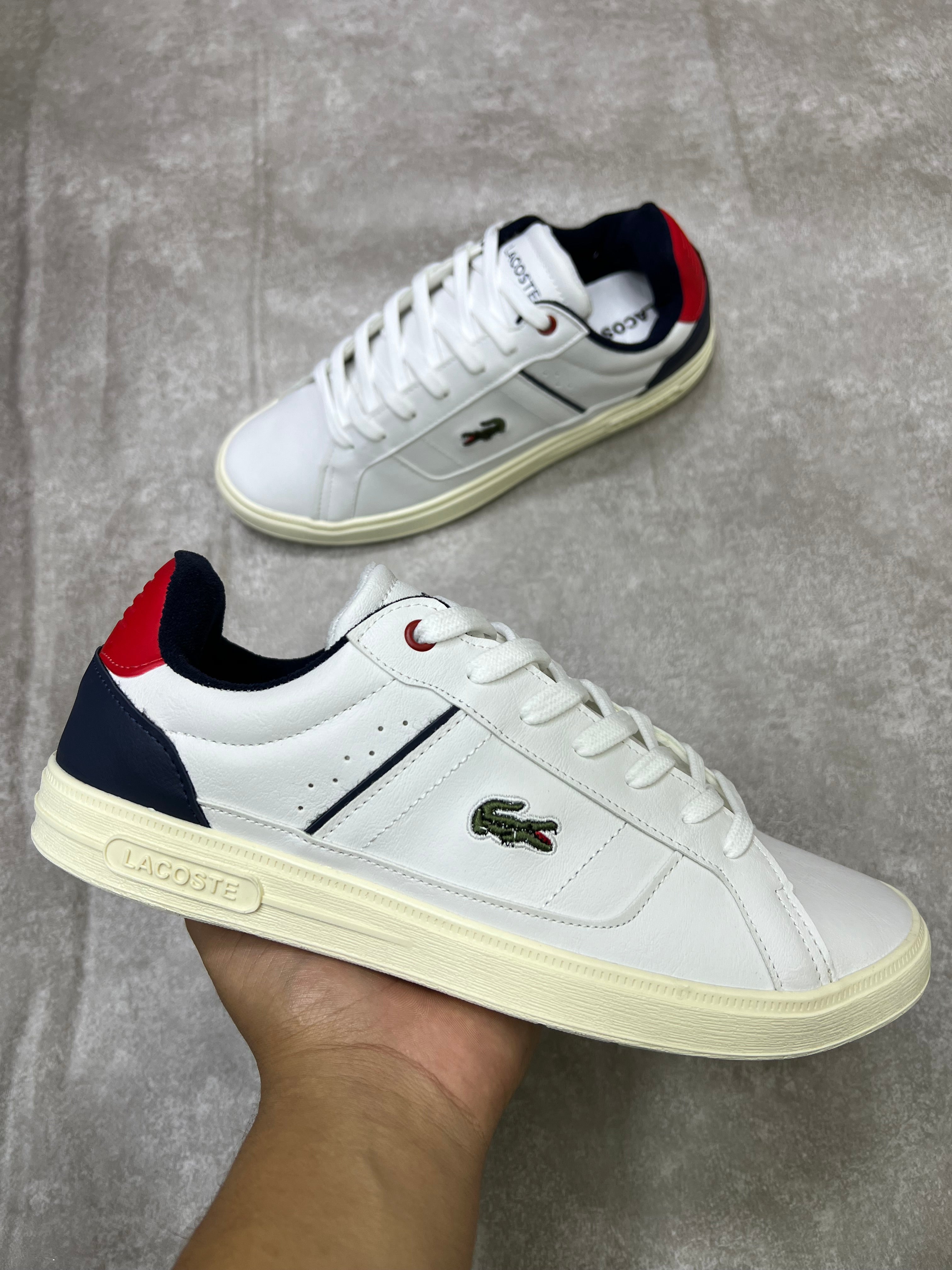 Lacoste Europa 2 - Branco/vermelho