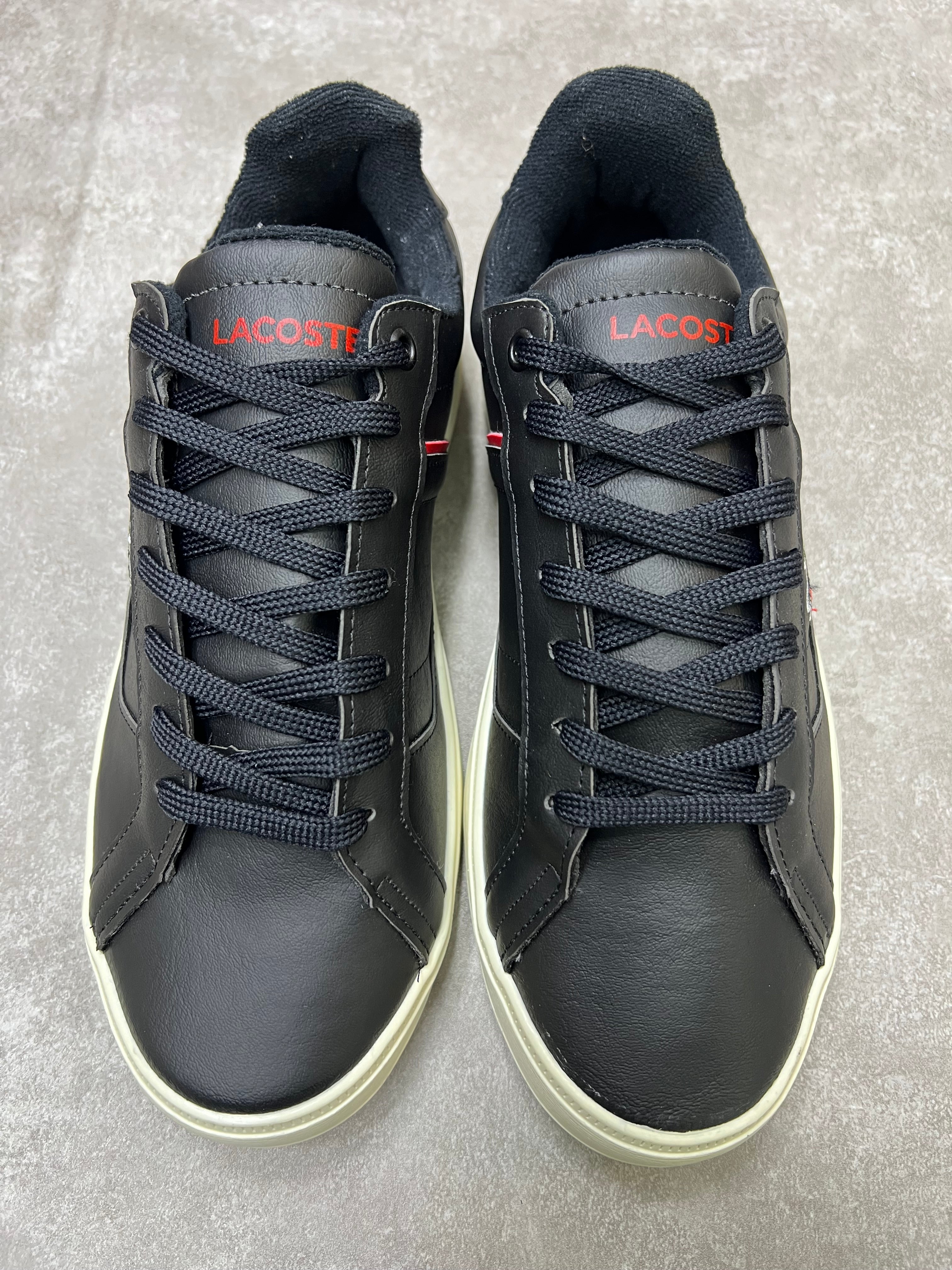Lacoste Europa 2 - Preto/Vermelho